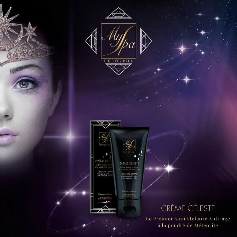 Spa le Monde Intérieur soins du corps et du visage produits cosmétiques MySpa Crème Céleste à la poudre de météorite Maud Armand