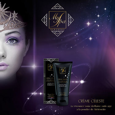Spa le Monde Intérieur soins du corps et du visage produits cosmétiques MySpa Crème Céleste à la poudre de météorite Maud Armand